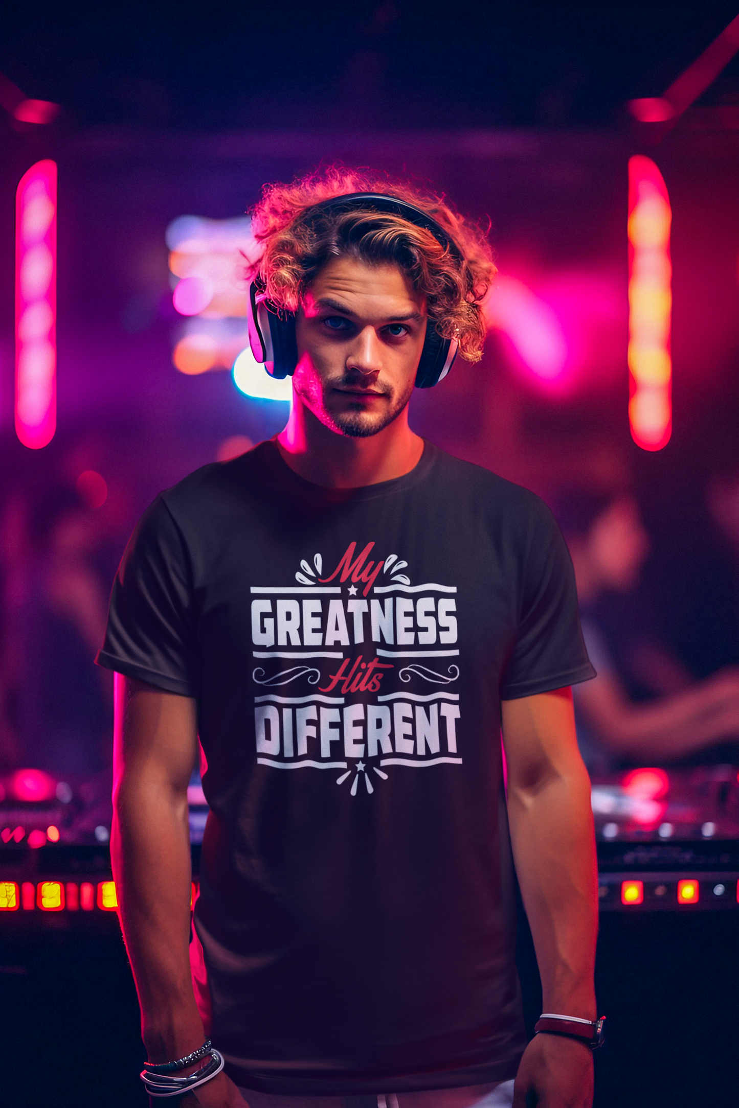 "My Greatness Hits Different" Short-sleeved T-Shirt